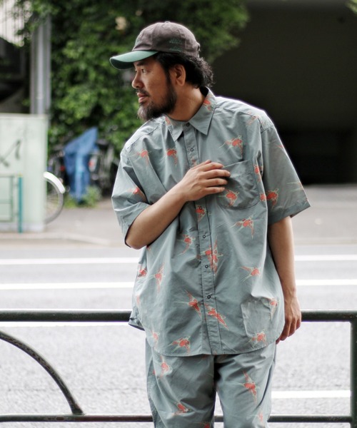NATAL DESIGN（ネイタルデザイン）の「HOME BOUND SS SHIRTS 3（シャツ/ブラウス・メンズ・ライトブルー/ライトグリーン・SMALL/MEDIUM/LARGE/X-LARGE）」の2枚目の写真