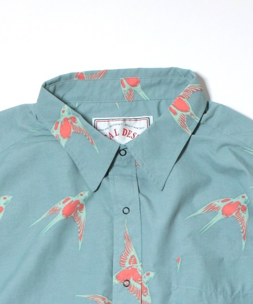 NATAL DESIGN(ネイタルデザイン)の「HOME BOUND SS SHIRTS 3(シャツ/ブラウス・メンズ・ライトブルー/ライトグリーン・SMALL/MEDIUM/LARGE/X-LARGE)」の4枚目の写真
