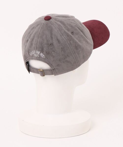 AVIREX(アヴィレックス)の「《AVIREX》AUTHENTIC SIMPLE LOGO SUEDE CAP(キャップ・メンズ・グリーン/グレー/チャコールグレー・FREE)」の4枚目の写真