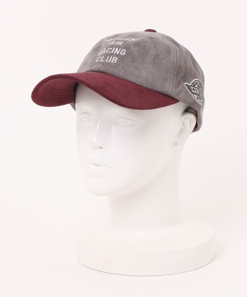 AVIREX(アヴィレックス)の「《AVIREX》AUTHENTIC SIMPLE LOGO SUEDE CAP(キャップ・メンズ・グリーン/グレー/チャコールグレー・FREE)」の13枚目の写真