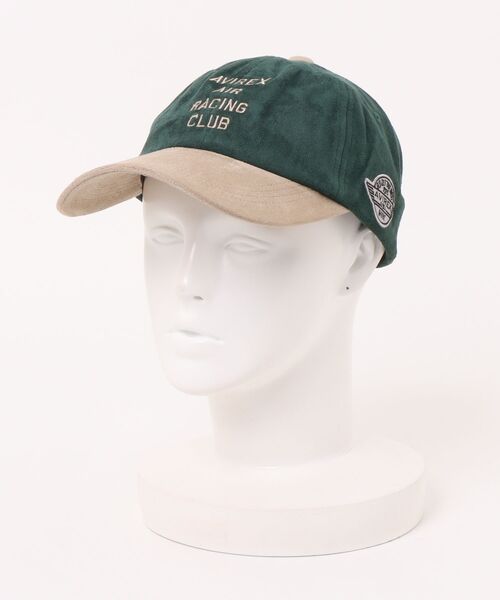 AVIREX(アヴィレックス)の「《AVIREX》AUTHENTIC SIMPLE LOGO SUEDE CAP(キャップ・メンズ・グリーン/グレー/チャコールグレー・FREE)」の12枚目の写真