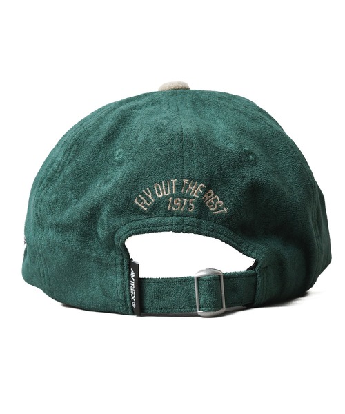 AVIREX(アヴィレックス)の「《AVIREX》AUTHENTIC SIMPLE LOGO SUEDE CAP(キャップ・メンズ・グリーン/グレー/チャコールグレー・FREE)」の10枚目の写真