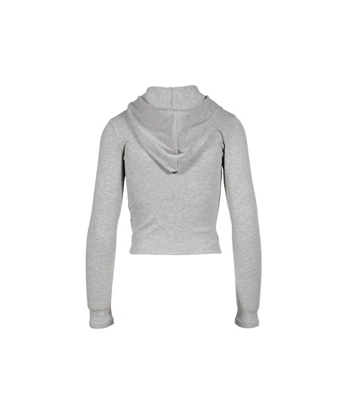 GLOWNY(グロウニ―)の「G CLASSIC ESSENTIAL RIB ZIP-UP(パーカー・レディース・ブラック/グレー・LARGE/MEDIUM/SMALL)」の3枚目の写真