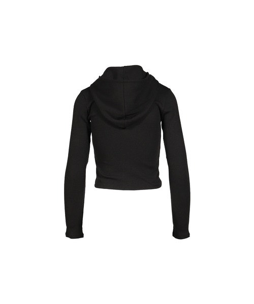 GLOWNY(グロウニ―)の「G CLASSIC ESSENTIAL RIB ZIP-UP(パーカー・レディース・ブラック/グレー・LARGE/MEDIUM/SMALL)」の7枚目の写真
