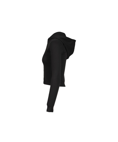 GLOWNY(グロウニ―)の「G CLASSIC ESSENTIAL RIB ZIP-UP(パーカー・レディース・ブラック/グレー・LARGE/MEDIUM/SMALL)」の8枚目の写真