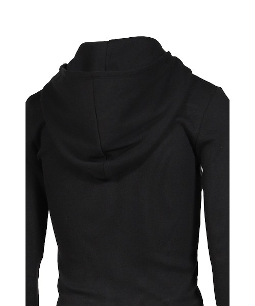 GLOWNY(グロウニ―)の「G CLASSIC ESSENTIAL RIB ZIP-UP(パーカー・レディース・ブラック/グレー・LARGE/MEDIUM/SMALL)」の10枚目の写真