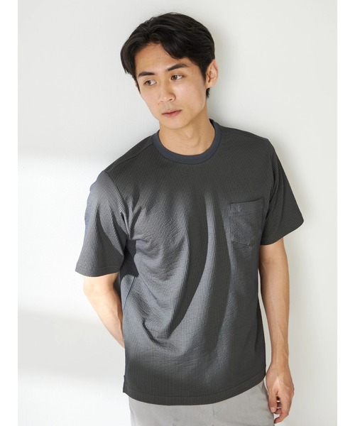 McGREGOR(マックレガー)の「ニットサッカーT(Tシャツ/カットソー・メンズ・ネイビー/ブルー/チャコール・L/M/XL)」の4枚目の写真