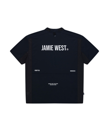 JAMIE WEST（ジェイミーウエスト）の「[JWGC] エッセンシャルパフォーマンスモックネックTシャツ (ブラック)（Tシャツ/カットソー）」