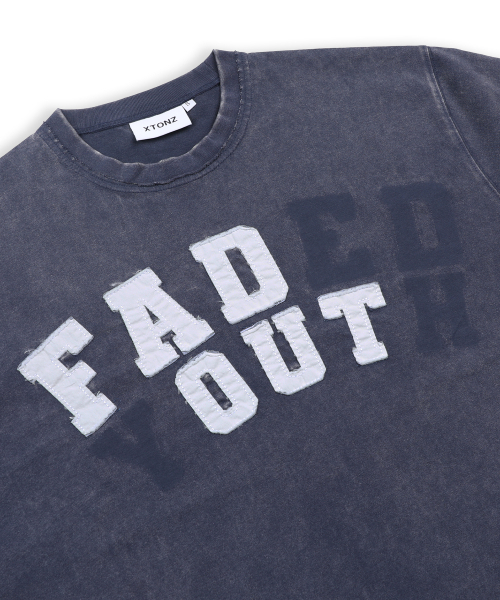 XTONZ(エクストーンズ)の「XF014 アーチアップリケダメージウォッシングTシャツ (NAVY)(Tシャツ/カットソー・レディース・その他・SMALL/MEDIUM/LARGE)」の8枚目の写真
