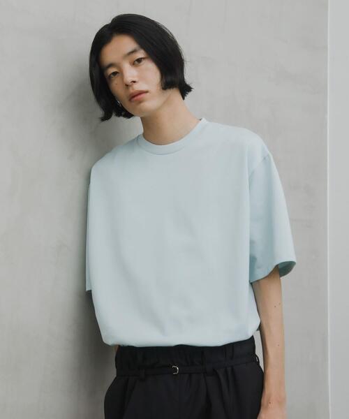 URBAN RESEARCH DOORS（アーバンリサーチドアーズ）の「Ultima Jersey Short-Sleeve T-shirts（Tシャツ/カットソー・メンズ・ホワイト/チャコールグレー/ブラック/ライトブルー・MEDIUM/LARGE/SMALL）」の4枚目の写真