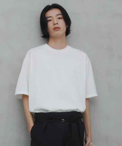 URBAN RESEARCH DOORS（アーバンリサーチドアーズ）の「Ultima Jersey Short-Sleeve T-shirts（Tシャツ/カットソー・メンズ・ホワイト/チャコールグレー/ブラック/ライトブルー・MEDIUM/LARGE/SMALL）」の5枚目の写真