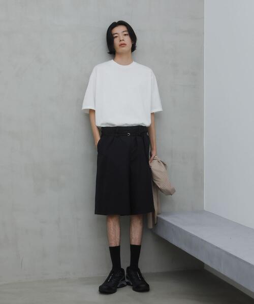 URBAN RESEARCH DOORS（アーバンリサーチドアーズ）の「Ultima Jersey Short-Sleeve T-shirts（Tシャツ/カットソー・メンズ・ホワイト/チャコールグレー/ブラック/ライトブルー・MEDIUM/LARGE/SMALL）」の6枚目の写真