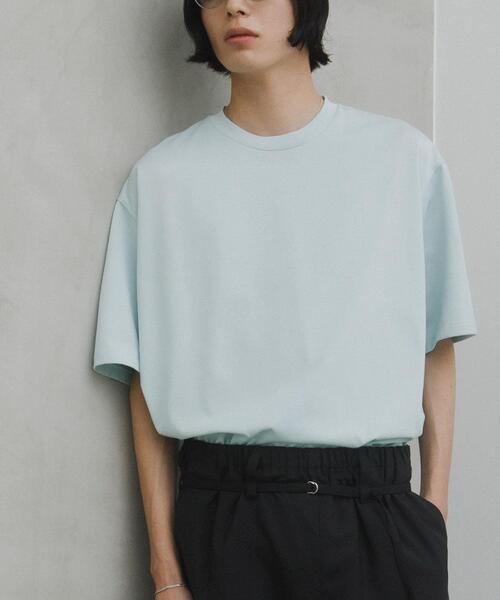 URBAN RESEARCH DOORS（アーバンリサーチドアーズ）の「Ultima Jersey Short-Sleeve T-shirts（Tシャツ/カットソー・メンズ・ホワイト/チャコールグレー/ブラック/ライトブルー・MEDIUM/LARGE/SMALL）」の9枚目の写真