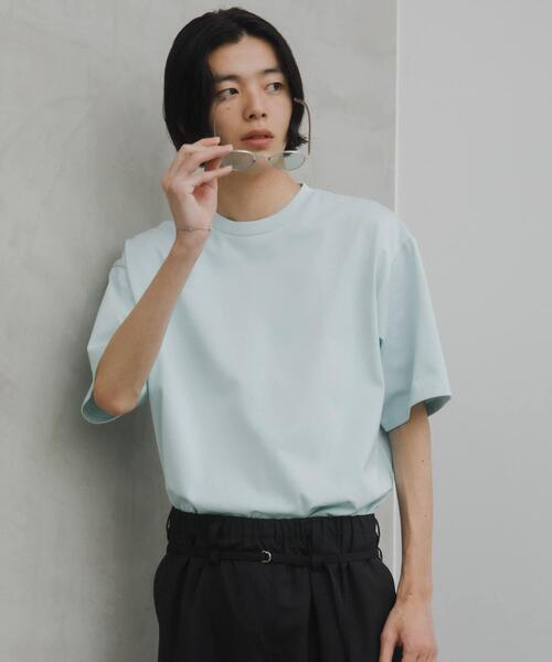URBAN RESEARCH DOORS（アーバンリサーチドアーズ）の「Ultima Jersey Short-Sleeve T-shirts（Tシャツ/カットソー・メンズ・ホワイト/チャコールグレー/ブラック/ライトブルー・MEDIUM/LARGE/SMALL）」の10枚目の写真