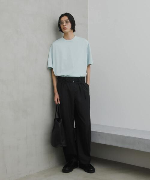 URBAN RESEARCH DOORS（アーバンリサーチドアーズ）の「Ultima Jersey Short-Sleeve T-shirts（Tシャツ/カットソー・メンズ・ホワイト/チャコールグレー/ブラック/ライトブルー・MEDIUM/LARGE/SMALL）」の11枚目の写真
