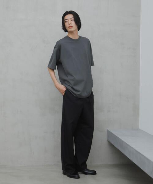URBAN RESEARCH DOORS（アーバンリサーチドアーズ）の「Ultima Jersey Short-Sleeve T-shirts（Tシャツ/カットソー・メンズ・ホワイト/チャコールグレー/ブラック/ライトブルー・MEDIUM/LARGE/SMALL）」の19枚目の写真