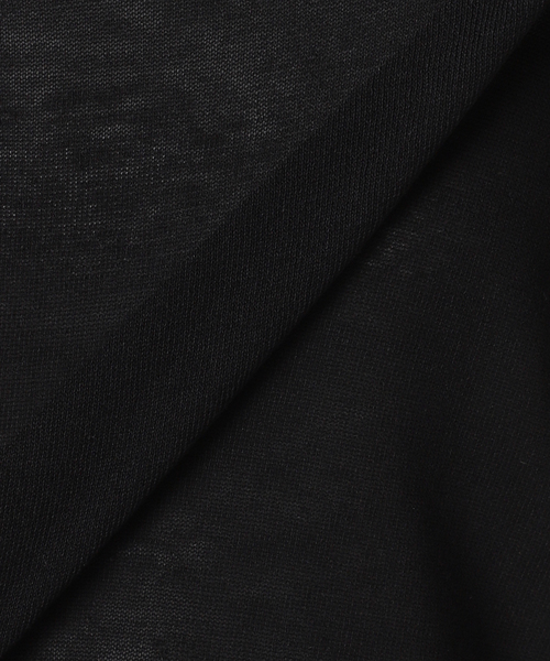 U by SPICK&SPAN（ユーバイスピックアンドスパン）の「《接触冷感》ウォッシャブルリネンブレンドプルオーバー（ニット/セーター・レディース・ブラック/ホワイト/グリーン・FREE）」の13枚目の写真