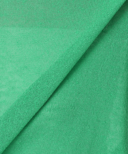 U by SPICK&SPAN（ユーバイスピックアンドスパン）の「《接触冷感》ウォッシャブルリネンブレンドプルオーバー（ニット/セーター・レディース・ブラック/ホワイト/グリーン・FREE）」の17枚目の写真