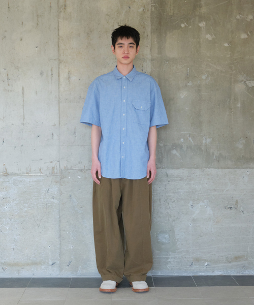 HORLISUN(ホーリーサン)の「Poole Chambray Shirt Light Blue(シャツ/ブラウス・メンズ・その他・SMALL/MEDIUM/LARGE)」の5枚目の写真