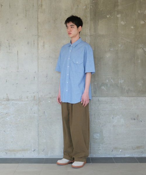 HORLISUN(ホーリーサン)の「Poole Chambray Shirt Light Blue(シャツ/ブラウス・メンズ・その他・SMALL/MEDIUM/LARGE)」の6枚目の写真