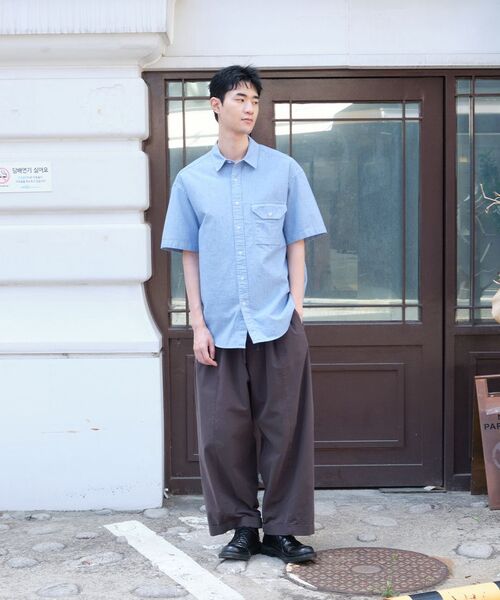 HORLISUN(ホーリーサン)の「Poole Chambray Shirt Light Blue(シャツ/ブラウス・メンズ・その他・SMALL/MEDIUM/LARGE)」の10枚目の写真