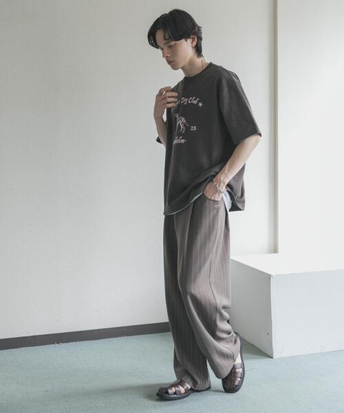 SENSE OF PLACE by URBAN RESEARCH(センスオブプレイスバイアーバンリサーチ)の「ヴィンテージグラフィックヘンリーネックTシャツ(Tシャツ/カットソー・メンズ・ライトブルー/チャコールグレー/ネイビー・LARGE/MEDIUM)」の12枚目の写真