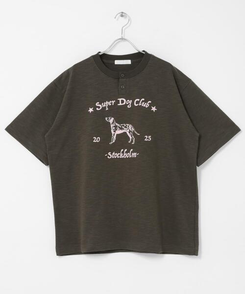 SENSE OF PLACE by URBAN RESEARCH(センスオブプレイスバイアーバンリサーチ)の「ヴィンテージグラフィックヘンリーネックTシャツ(Tシャツ/カットソー・メンズ・ライトブルー/チャコールグレー/ネイビー・LARGE/MEDIUM)」の13枚目の写真