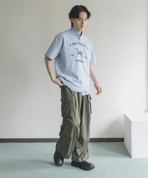 SENSE OF PLACE by URBAN RESEARCH(センスオブプレイスバイアーバンリサーチ)の「ヴィンテージグラフィックヘンリーネックTシャツ(Tシャツ/カットソー・メンズ・ライトブルー/チャコールグレー/ネイビー・LARGE/MEDIUM)」の21枚目の写真