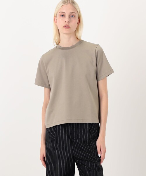 EDITION(エディション)の「ヘビーコットン リラックスフィットT(Tシャツ/カットソー・レディース・ベージュ/ホワイト・FREE)」の4枚目の写真