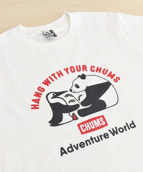 CHUMS(チャムス)の「【CHUMS】CHUMS×AW Tシャツ(Tシャツ/カットソー・レディース・ホワイト・S/M/L)」の2枚目の写真