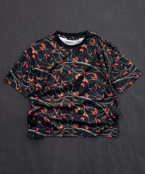THE CASUAL(カジュアル)の「DRY/ドライメッシュ 総柄 オーバーサイズ Tシャツ(Tシャツ/カットソー・キッズ・グレー系その他2/グレー系その他3/ブラック系その他2/グレー系その他/ベージュ系その他2/ベージュ系その他/ブラック系その他3/ブラック系その他・130cm/120cm/110cm/160cm/150cm/140cm)」の2枚目の写真