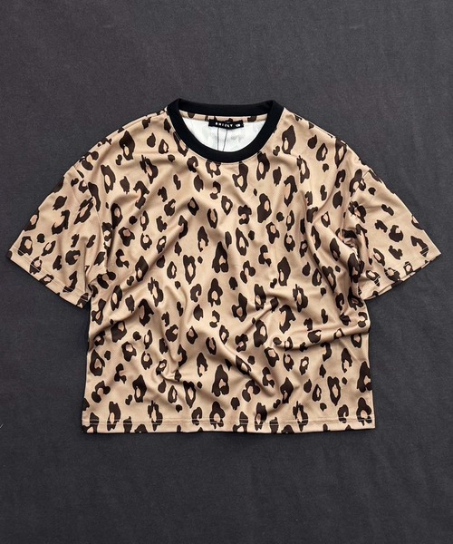 THE CASUAL(カジュアル)の「DRY/ドライメッシュ 総柄 オーバーサイズ Tシャツ(Tシャツ/カットソー・キッズ・グレー系その他2/グレー系その他3/ブラック系その他2/グレー系その他/ベージュ系その他2/ベージュ系その他/ブラック系その他3/ブラック系その他・130cm/120cm/110cm/160cm/150cm/140cm)」の7枚目の写真