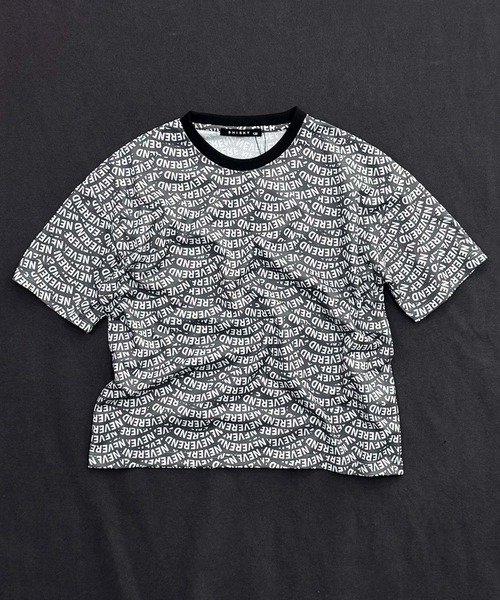 THE CASUAL(カジュアル)の「DRY/ドライメッシュ 総柄 オーバーサイズ Tシャツ(Tシャツ/カットソー・キッズ・グレー系その他2/グレー系その他3/ブラック系その他2/グレー系その他/ベージュ系その他2/ベージュ系その他/ブラック系その他3/ブラック系その他・130cm/120cm/110cm/160cm/150cm/140cm)」の6枚目の写真