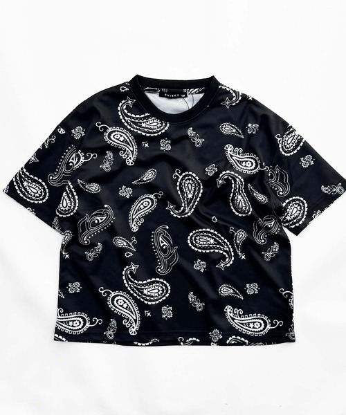 THE CASUAL(カジュアル)の「DRY/ドライメッシュ 総柄 オーバーサイズ Tシャツ(Tシャツ/カットソー・キッズ・グレー系その他2/グレー系その他3/ブラック系その他2/グレー系その他/ベージュ系その他2/ベージュ系その他/ブラック系その他3/ブラック系その他・130cm/120cm/110cm/160cm/150cm/140cm)」の11枚目の写真