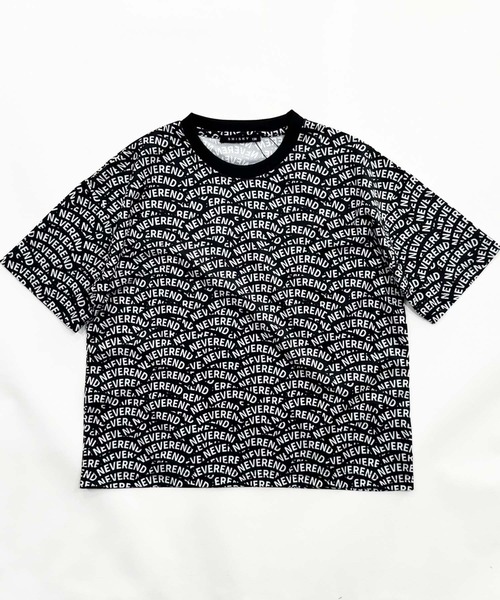 THE CASUAL(カジュアル)の「DRY/ドライメッシュ 総柄 オーバーサイズ Tシャツ(Tシャツ/カットソー・キッズ・グレー系その他2/グレー系その他3/ブラック系その他2/グレー系その他/ベージュ系その他2/ベージュ系その他/ブラック系その他3/ブラック系その他・130cm/120cm/110cm/160cm/150cm/140cm)」の12枚目の写真