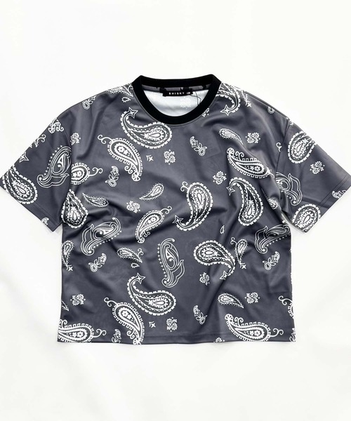THE CASUAL(カジュアル)の「DRY/ドライメッシュ 総柄 オーバーサイズ Tシャツ(Tシャツ/カットソー・キッズ・グレー系その他2/グレー系その他3/ブラック系その他2/グレー系その他/ベージュ系その他2/ベージュ系その他/ブラック系その他3/ブラック系その他・130cm/120cm/110cm/160cm/150cm/140cm)」の14枚目の写真