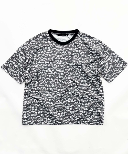 THE CASUAL(カジュアル)の「DRY/ドライメッシュ 総柄 オーバーサイズ Tシャツ(Tシャツ/カットソー・キッズ・グレー系その他2/グレー系その他3/ブラック系その他2/グレー系その他/ベージュ系その他2/ベージュ系その他/ブラック系その他3/ブラック系その他・130cm/120cm/110cm/160cm/150cm/140cm)」の15枚目の写真