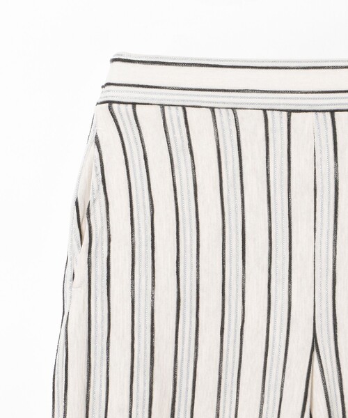 BEAMS HEART(ビームスハート)の「ストライプ カット パンツ(セットアップ対応)(スラックス・レディース・ホワイト系その他5/オフホワイト・FREE)」の16枚目の写真