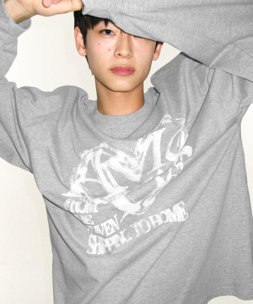 AMESWORLDWIDE（アメスワールドワイド）の「AMES HEART GRAPHIC LS TEE GREY（Tシャツ/カットソー・レディース・その他・SMALL/MEDIUM/LARGE）」の11枚目の写真