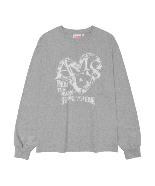 AMESWORLDWIDE（アメスワールドワイド）の「AMES HEART GRAPHIC LS TEE GREY（Tシャツ/カットソー・レディース・その他・SMALL/MEDIUM/LARGE）」の12枚目の写真