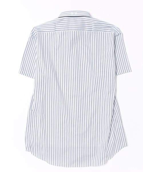 TOKYO SHIRTS(トウキョウシャツ)の「【Layered Cool】【吸水速乾】 形態安定ノンアイロン ボタンダウン 半袖ビジネスワイシャツ (大きいサイズ)(ビジネスシャツ・メンズ・ブルー・首回り45cm/首回り47cm)」の7枚目の写真