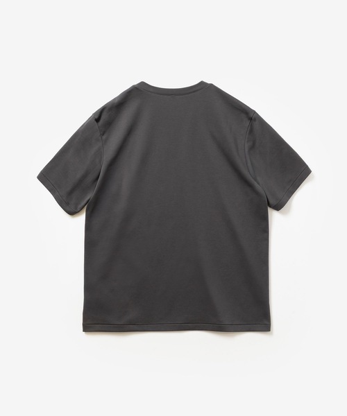 ATTACHMENT(アタッチメント)の「コットンダブルフェイス スリムフィット S/S TEE / COTTON DOUBLE FACE SLIM FIT S/S TEE(Tシャツ/カットソー・メンズ・グレイッシュベージュ/ブラック/ネイビー/ダークグレー/ホワイト・1/4/3/2)」の8枚目の写真