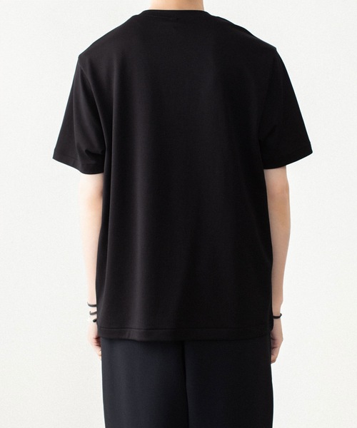 ATTACHMENT(アタッチメント)の「コットンダブルフェイス スリムフィット S/S TEE / COTTON DOUBLE FACE SLIM FIT S/S TEE(Tシャツ/カットソー・メンズ・グレイッシュベージュ/ブラック/ネイビー/ダークグレー/ホワイト・1/4/3/2)」の15枚目の写真