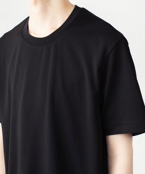 ATTACHMENT(アタッチメント)の「コットンダブルフェイス スリムフィット S/S TEE / COTTON DOUBLE FACE SLIM FIT S/S TEE(Tシャツ/カットソー・メンズ・グレイッシュベージュ/ブラック/ネイビー/ダークグレー/ホワイト・1/4/3/2)」の13枚目の写真