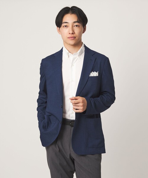 green label relaxing(グリーンレーベルリラクシング)の「エブリット TC パナマ スタンダード ボタンダウン ショートスリーブ シャツ -イージーアイロン・通気性-(ビジネスシャツ・メンズ・ライトグレー/ホワイト・S/M/L/XL)」の20枚目の写真