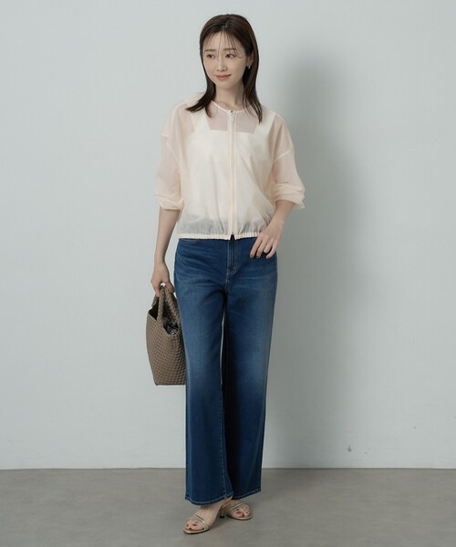 UNTITLED(アンタイトル)の「トリコットシアーブラウス(シャツ/ブラウス・レディース・アイボリー/ブラック/ブルー系その他・02/00/50)」の22枚目の写真