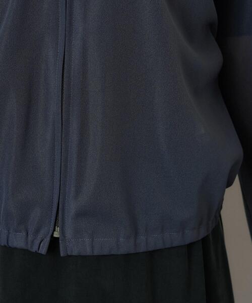 UNTITLED(アンタイトル)の「トリコットシアーブラウス(シャツ/ブラウス・レディース・アイボリー/ブラック/ブルー系その他・02/00/50)」の8枚目の写真