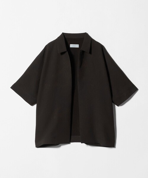 UNITED ARROWS & SONS by DAISUKE OBANA(ユナイテッドアローズアンドサンズバイダイスケオバナ)の「<D.O UNITED ARROWS BY DAISUKE OBANA>Ⅰ COL D/SSL SHIRT 26SS/ショートスリーブシャツ(シャツ/ブラウス・メンズ・ダークブラウン・M/XL/L/S)」の7枚目の写真