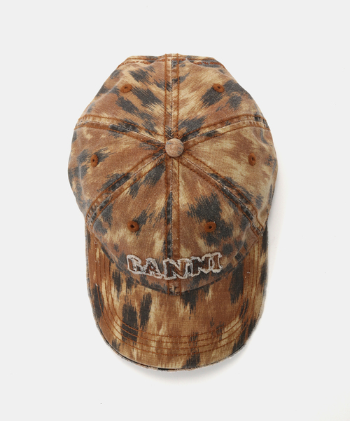 GANNI（ガニー）の「GANNI / ガニー Washed Cotton Print Canvas Cap（キャップ・レディース・その他・FREE）」の9枚目の写真