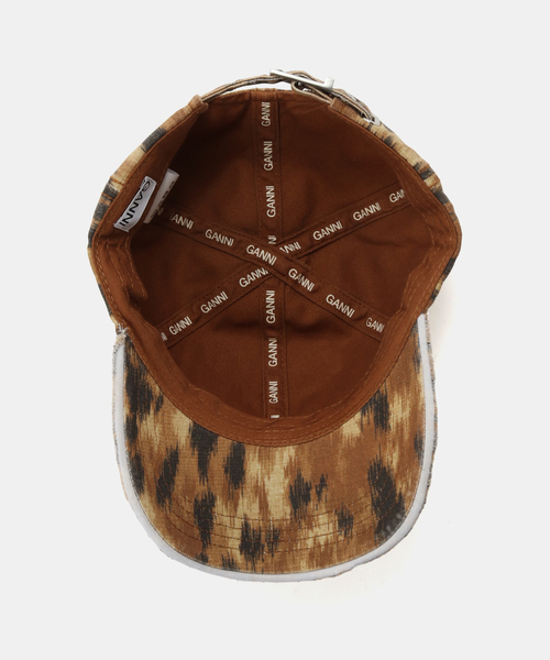 GANNI（ガニー）の「GANNI / ガニー Washed Cotton Print Canvas Cap（キャップ・レディース・その他・FREE）」の8枚目の写真